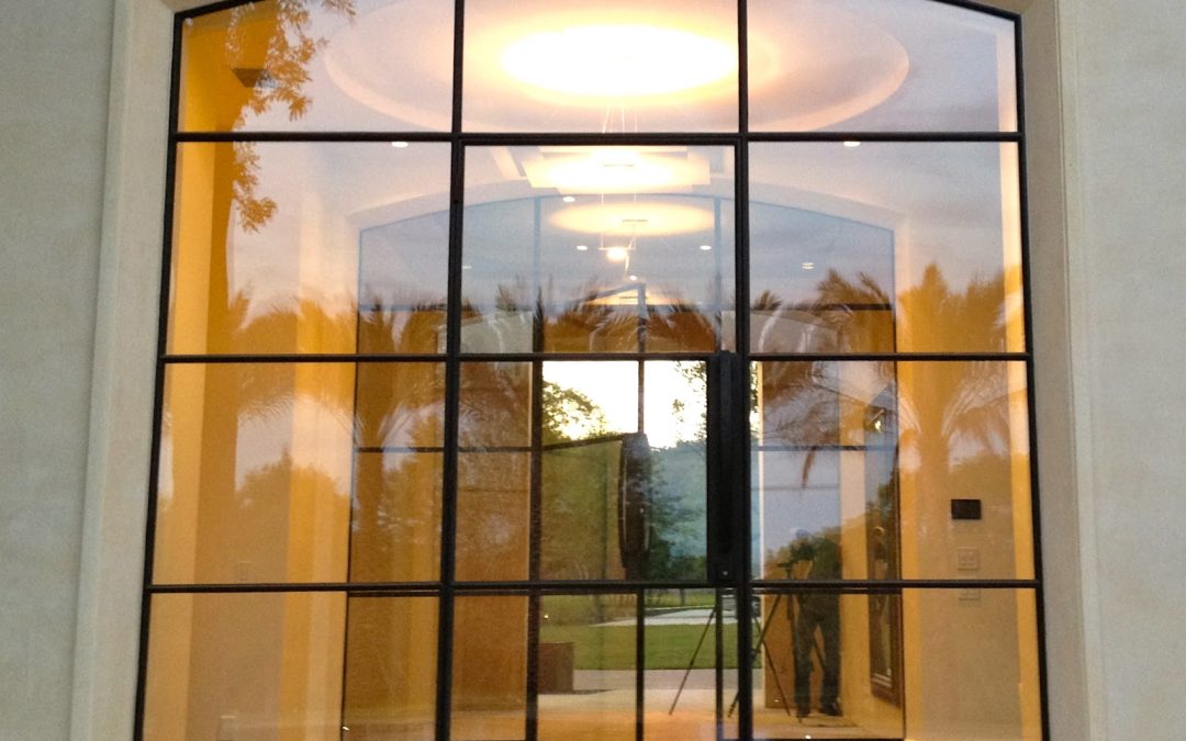 Steel Doors with Sidelites and Transom
