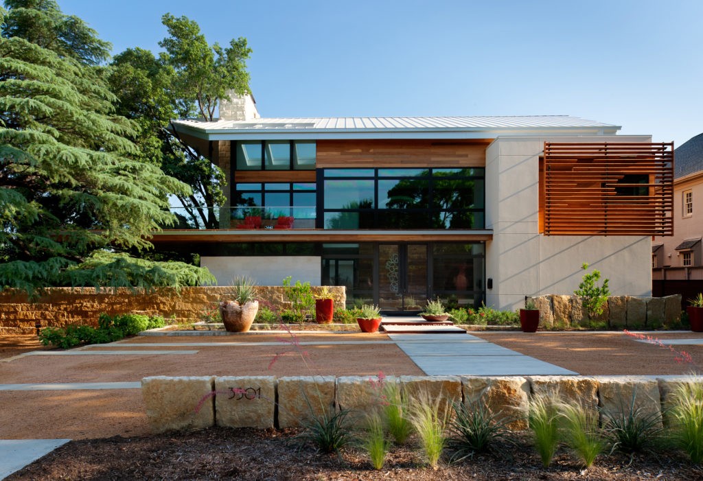 building with steel doors and windows