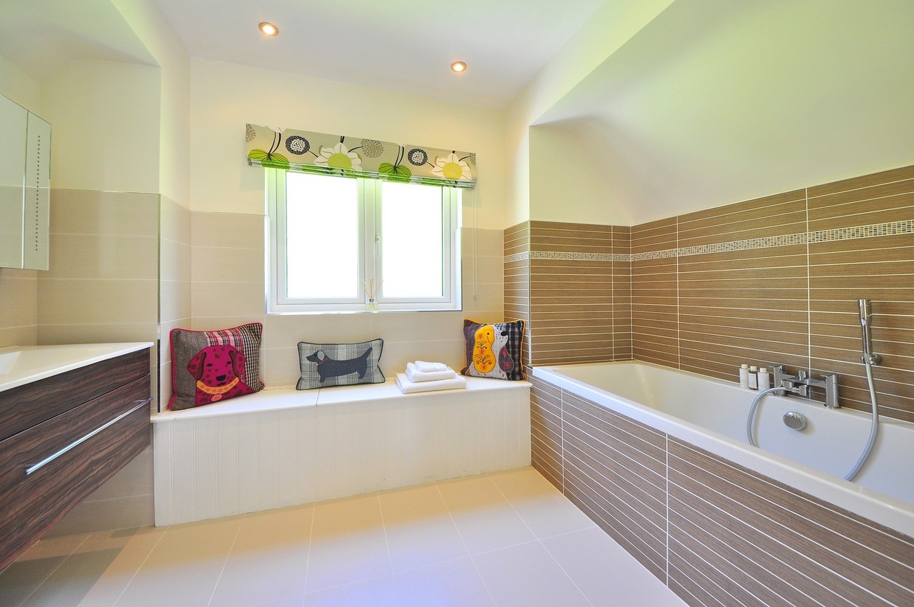 Image of bathroom with soaker tub