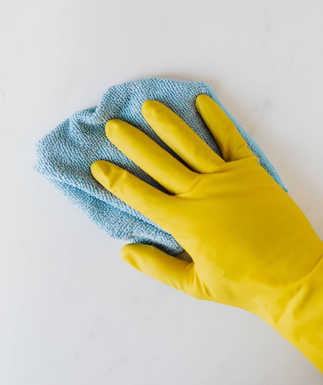 squeegee on a shower door