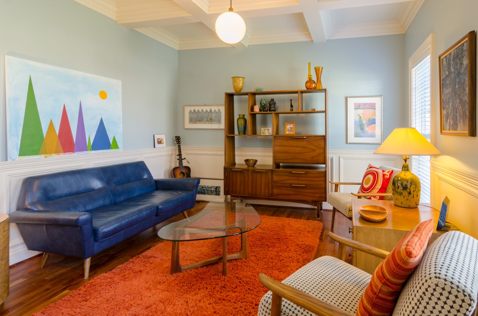 60s style home interior