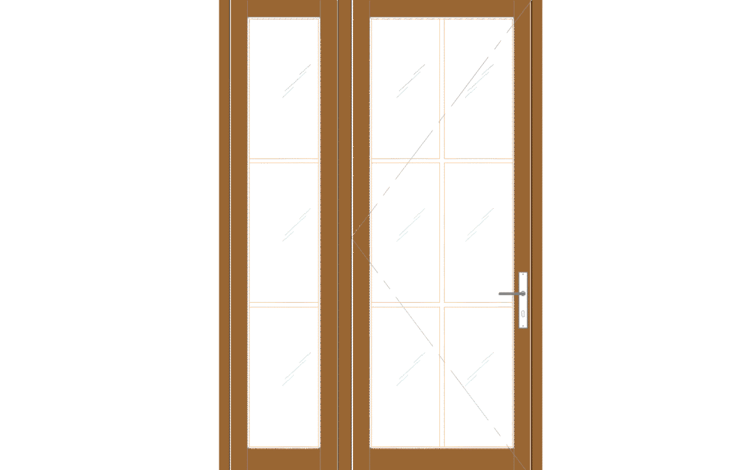 Single Entry Door with Fixed Sidelite